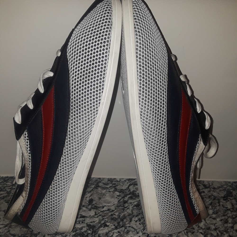 💝💝SOLD💝💝Gucci Rete Atlantide White Blue Red Black Men's Sneakers - Picture 6 of 16